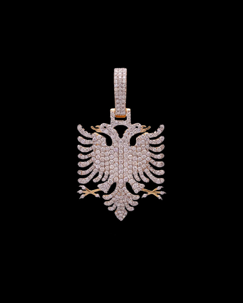 Icy Albanian Eagle Necklace | AngjeL store